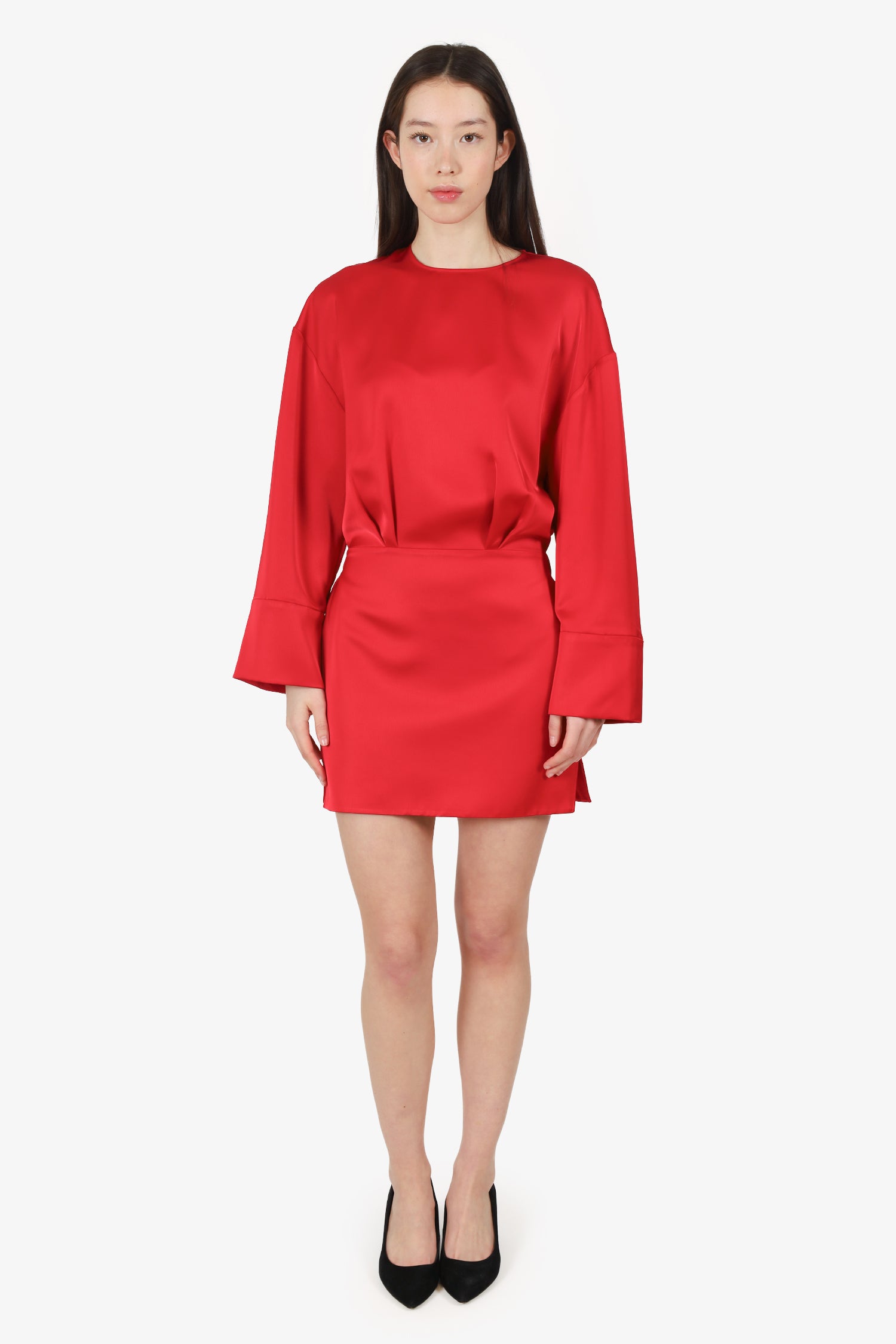 attico red dress THE ATTICO RED MINI DRESS - 250WCA00405PAA094AA010