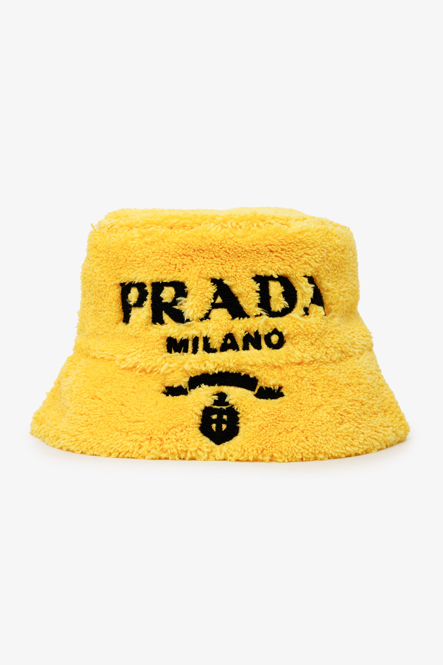 Prada Yellow Terry Cloth Bucket Hat Size M – Mine & Yours