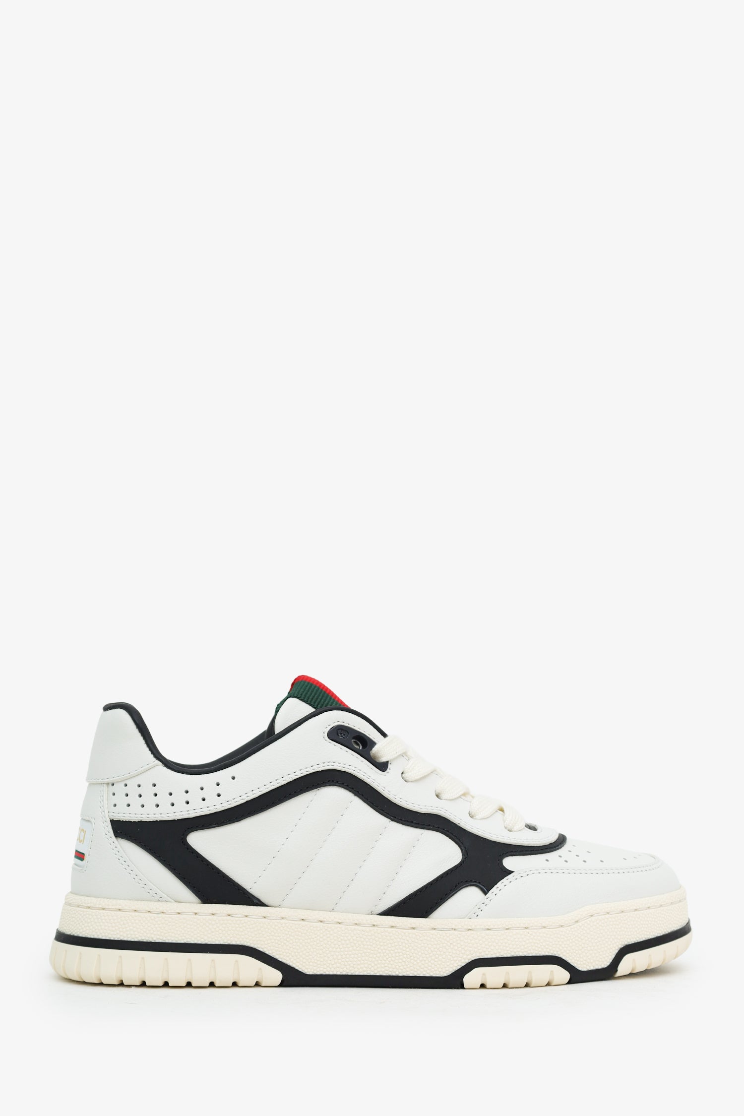 Gucci White/Black Logo Sneakers Size 36.5 – Mine & Yours