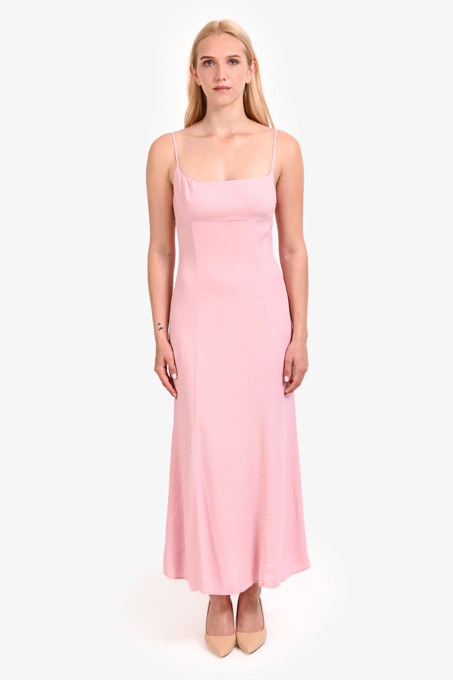 Reformation Pink Maxi Slip Dress Size 4  Mine & Yours