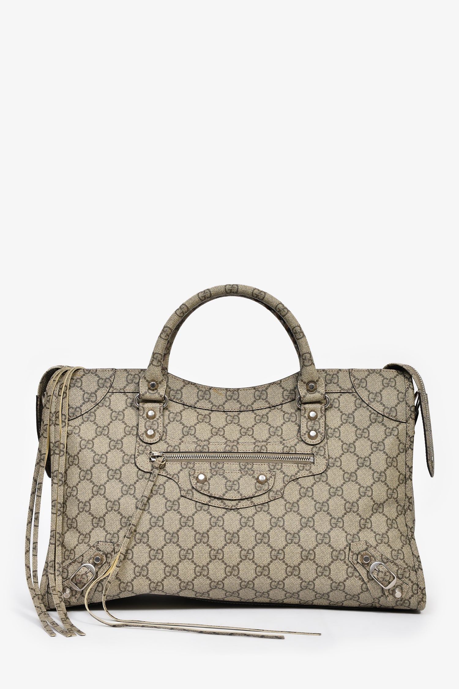 Gucci x Balenciaga GG Supreme Canvas Classic Neo City Bag – Mine