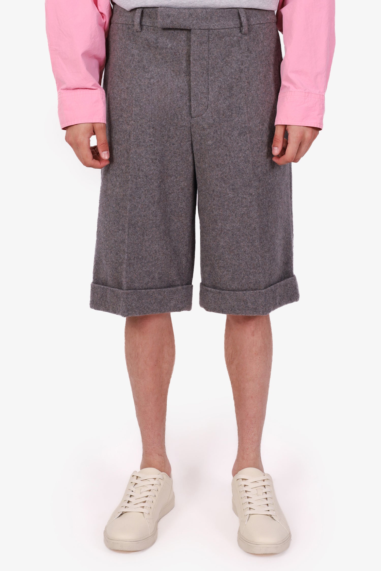 Gucci Grey Wool-Blend Trouser Shorts Size 48 Mens – Mine & Yours