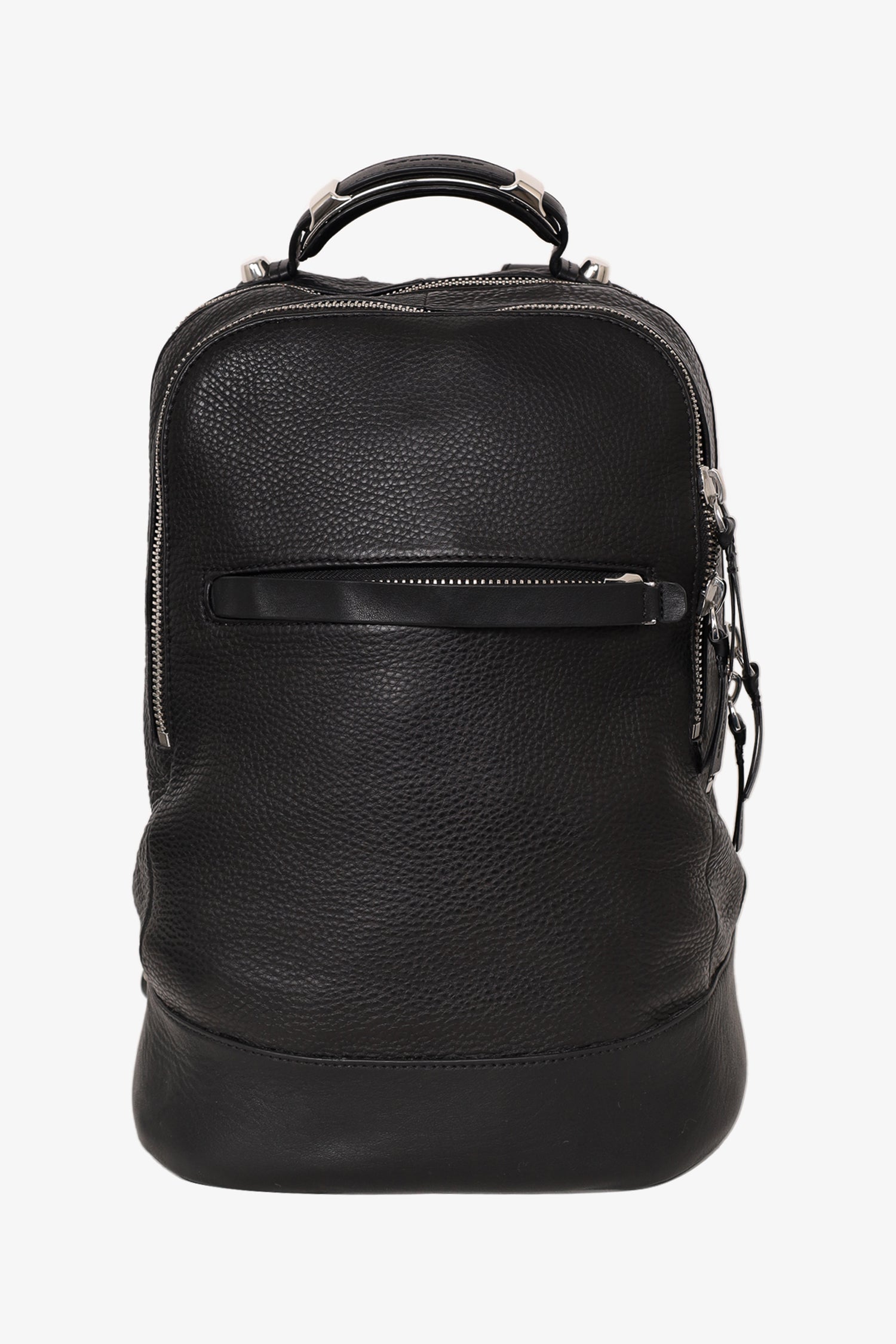 Mackage Leather Croydon Backpack Bag Purse Burgund BURGUNDY LEATHER BACKPACK - tuiggi Milano main image 4