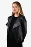 Mackage Black Leather Moto Jacket Size S