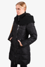 Mackage Black Nylon Knit Collar Double Zip Jacket Size XS