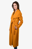 Mackage Mustard Yellow 'Thalia' Wool Wrap Coat Size L