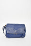Marni Blue Leather Soft Medium Trunk Bag