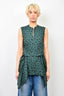 Marni Green Printed Sleeveless Top Size 40