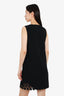 Max Mara Studio Black Lace Sleeveless Mini Dress Size M