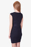 Milly Black Crew Neck Sleeveless Dress with Chain Size S