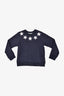 Givenchy Navy Blue Cotton Sweater with Star Detail Size 4Y Kids