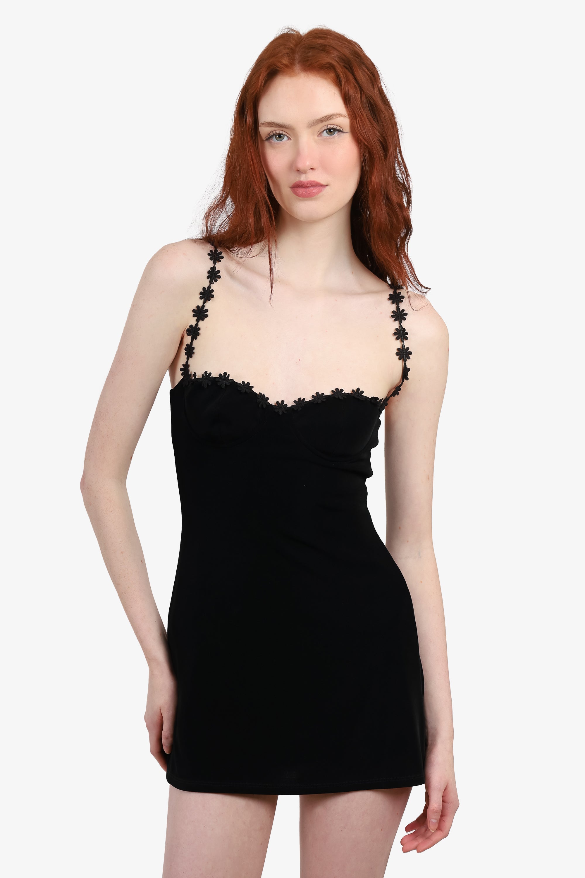 Mirror Palais Black Daisy Mini Dress Size XS Mine & Yours Mirror Palais Black Daisy Mini Dress Size XS Mine & Yours