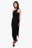 Misha Black High Neck Slit 'Triviata' Dress Size US 8