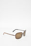 Missoni Copper Bedazzled Metal Frame Sunglasess