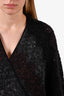 Missoni Grey/Red Chevron Wool Knit Poncho Est. Size O/S
