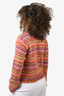 Missoni Pink/Purple Multicolour Wool Blend Sweater with Fringe Hem Size 14Y