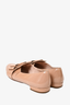 Miu Miu Beige Patent Bow Loafers Size 39