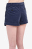 Miu Miu Blue Corduroy Shorts Size 42