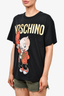 Moschino Black Cotton 'Porky Pig' Graphic T-Shirt sz S