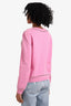 Moschino Pink Wool Studded PlayBoy Sweater Est. Size M