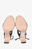 Nicholas Kirkwood Black Suede Strappy Heeled Sandals Size 36.5