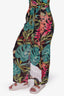 PatBO Black Tropicalia Fringe Trim Beach Skirt Size 6