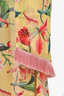 PatBO Canary Laelia Fringe Trim Beach Skirt (Size 2) + Triangle Bikini Top (Size XS) Set