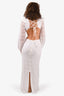 PatBO White Crochet Cut-Out Maxi Dress Size 4