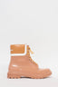 See by Chloe Beige Patent Rain Boots Size 40