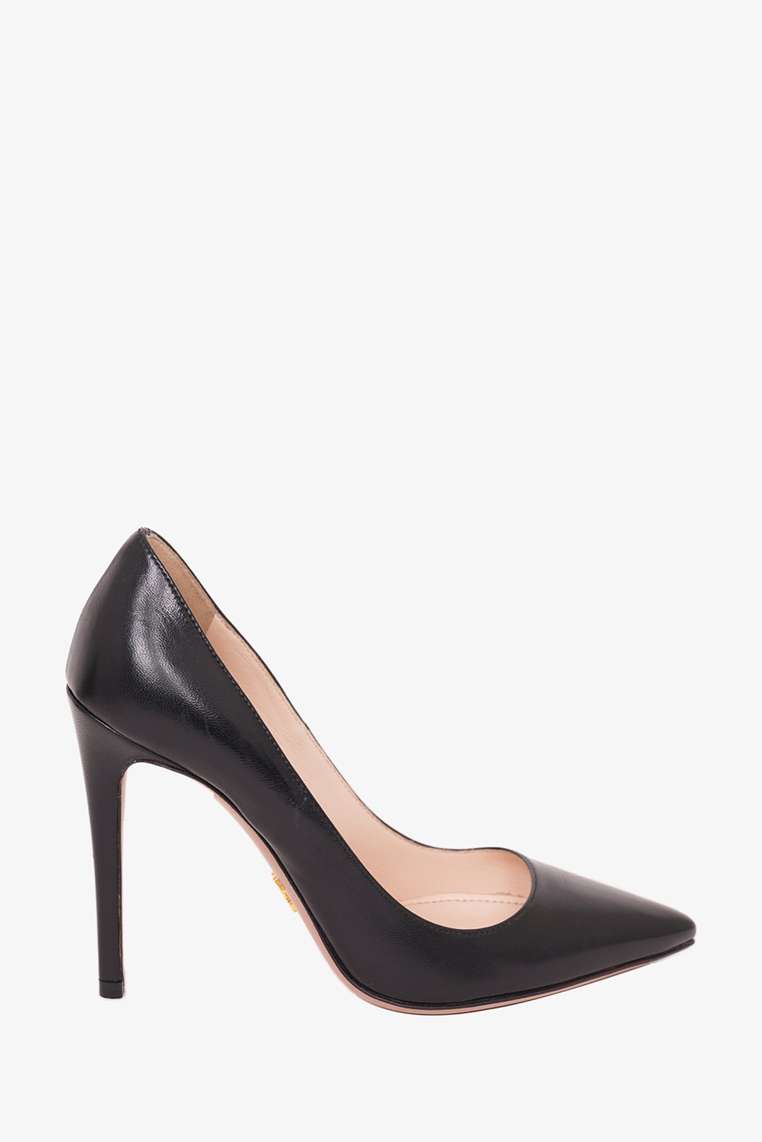 Prada Black Leather Pointy Toe Pumps Size – Mine Yours