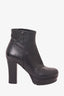 Prada Black Leather Riding Boot Size 38