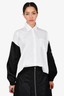 Prada 2021 White/Black Button Down Shirt Size 42