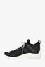 Prada Black Knitted 'XY' Logo Sneakers sz 9