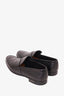 Prada Black Leather Loafers Size 8
