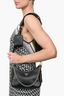 Prada Black Leather Saffiano Re-Edition Bag GHW w/ Strap & Pouch