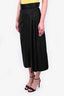 Prada Black Nylon 'Garadine' Buckle Maxi Skirt Size 38