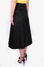 Prada Black Nylon 'Garadine' Buckle Maxi Skirt Size 38