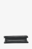 Prada Black Saffiano Leather Snap Closure Card Holder w/ Corner Logo