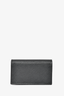 Prada Black Saffiano Leather Snap Closure Card Holder w/ Corner Logo