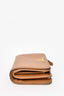 Prada Brown Saffiano Leather Compact Wallet
