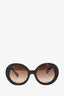 Prada Brown Tortoiseshell Swirl Side Sunglasses