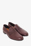 Prada Burgundy Leather Loafers Size 8