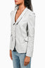 Prada Grey Cotton Bow Pocket Button Down Shirt Size 42