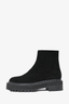Proenza Schouler Black Suede Lug Sole Boots Size 38