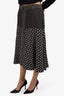 Proenza Schouler Black/White Silk Printed Skirt Size 12