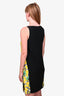 Proenza Schouler Black/Yellow Floral Sleeveless Dress size 4