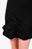 Red Valentino Black Rose Detailed Dress Estimated Size XS/S