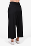 Red Valentino Black White Embroidered Wide Leg Trousers Size 46