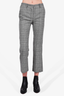 Red Valentino Grey Plaid Trousers Size 36