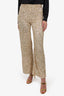 Retrofete Gold Sequin Embellishment Pants Size XS